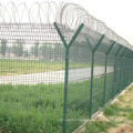 Y Post Email Welded Airport Security Fence rasoir a barbelé